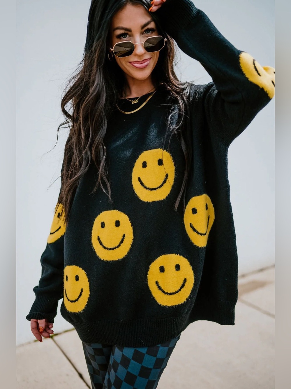Dressed in Lala oversized Smile Knit